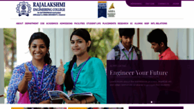 What Rajalakshmi.org website looked like in 2021 (2 years ago)