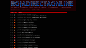 What Rojadirectaonline.com.es website looked like in 2021 (2 years ago)