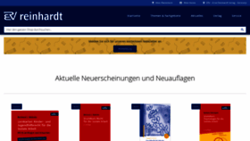 What Reinhardt-verlag.de website looked like in 2021 (2 years ago)