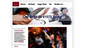What Rocksteadyentertainment.co.uk website looked like in 2021 (3 years ago)