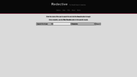 What Redective.com website looked like in 2021 (2 years ago)