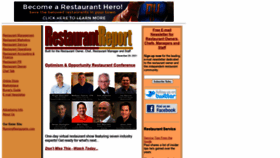 What Restaurantreport.com website looked like in 2021 (2 years ago)