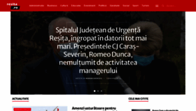 What Resita.ro website looked like in 2022 (2 years ago)