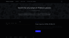 What Roblox-scripter.com website looked like in 2022 (2 years ago)