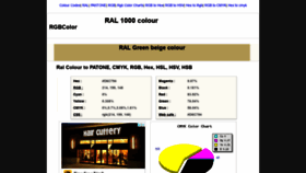 What Rgbcolor.xyz website looked like in 2022 (2 years ago)