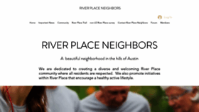 What Riverplaceatx.org website looked like in 2022 (2 years ago)