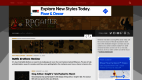 What Rpgamer.com website looked like in 2022 (2 years ago)