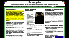 What Rosaryshop.com website looked like in 2022 (2 years ago)