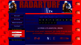 What Radarturf.net website looked like in 2022 (2 years ago)