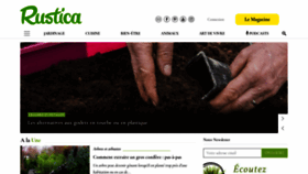 What Rustica.fr website looked like in 2022 (2 years ago)