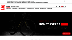 What Romet.pl website looked like in 2022 (2 years ago)