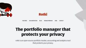 What Rotki.com website looked like in 2022 (2 years ago)