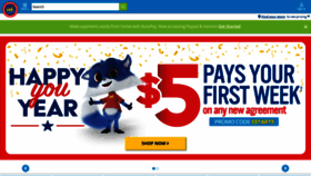 What Rentacenter.com website looked like in 2022 (3 years ago)