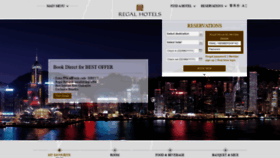 What Regalhotel.com website looked like in 2022 (2 years ago)