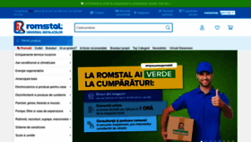 What Romstal.ro website looked like in 2022 (2 years ago)