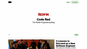 What Redfin.engineering website looked like in 2022 (3 years ago)