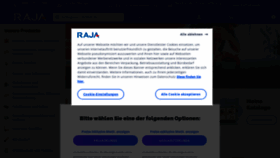 What Rajapack.de website looked like in 2022 (2 years ago)