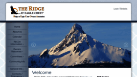 What Ridgeowners.org website looked like in 2022 (2 years ago)