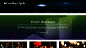 What Reliablemagicspells.com website looked like in 2022 (2 years ago)