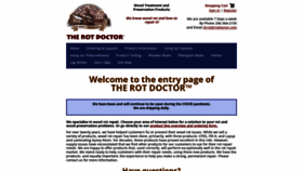 What Rotdoctor.com website looked like in 2022 (2 years ago)