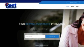 What Rentassistance.us website looked like in 2022 (2 years ago)