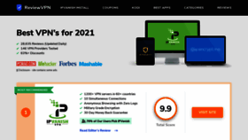 What Reviewvpn.com website looked like in 2022 (2 years ago)