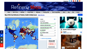 What Refinerymaps.com website looked like in 2022 (2 years ago)