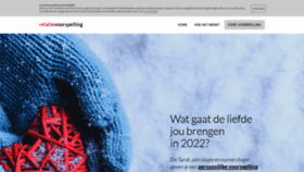 What Relatievoorspelling.nl website looked like in 2022 (2 years ago)