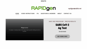 What Rapidgen.net website looked like in 2022 (2 years ago)