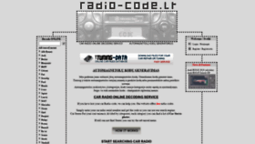 What Radio-code.lt website looked like in 2022 (2 years ago)