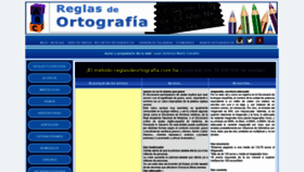 What Reglasdeortografia.com website looked like in 2022 (2 years ago)