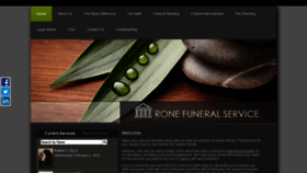 What Ronefuneralservice.com website looked like in 2022 (2 years ago)