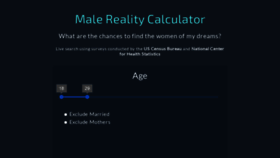 What Realitycalc.com website looked like in 2022 (2 years ago)