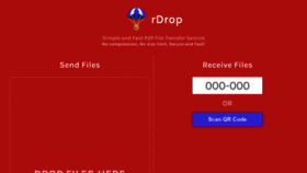 What Rdrop.link website looked like in 2022 (4 years ago)