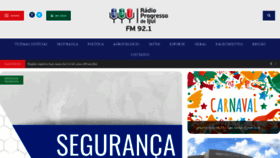 What Radioprogresso.com.br website looked like in 2022 (2 years ago)