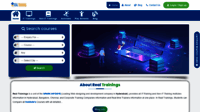 What Realtrainings.com website looked like in 2022 (2 years ago)