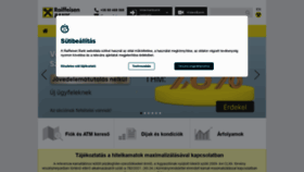 What Raiffeisen.hu website looked like in 2022 (2 years ago)