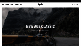 What Rapha.cc website looked like in 2022 (2 years ago)