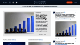 What Rasmussenreports.com website looked like in 2022 (2 years ago)