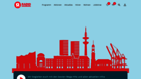 What Radiohamburg.de website looked like in 2022 (2 years ago)