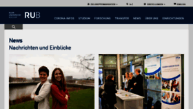 What Ruhr-uni-bochum.de website looked like in 2022 (2 years ago)