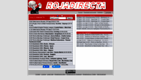 What Rojadirecta.eu website looked like in 2022 (2 years ago)