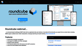 What Roundcube.net website looked like in 2022 (2 years ago)