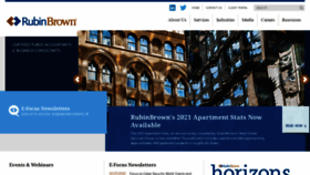 What Rubinbrown.com website looked like in 2022 (3 years ago)