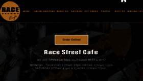 What Racestreetcafe.net website looked like in 2022 (2 years ago)