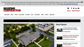 What Roofingcontractor.com website looked like in 2022 (2 years ago)