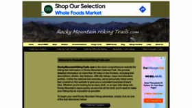 What Rockymountainhikingtrails.com website looked like in 2022 (2 years ago)