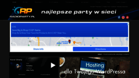 What Radioparty.pl website looked like in 2022 (2 years ago)