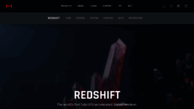 What Redshift3d.com website looked like in 2022 (2 years ago)