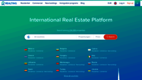 What Realting.com website looked like in 2022 (2 years ago)